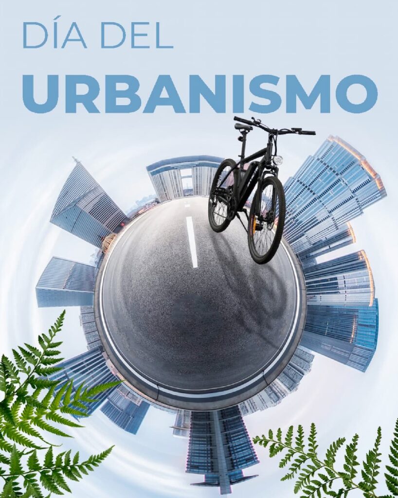 Imagen para RRSS por el día del urbanismo, generada con photoshop