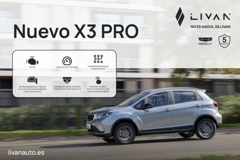 Panel expositivo para la presentación de un nuevo vehículo